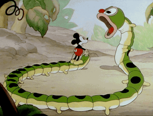 Mickey Mouse's Garden, first time Mickey is seen in color. 